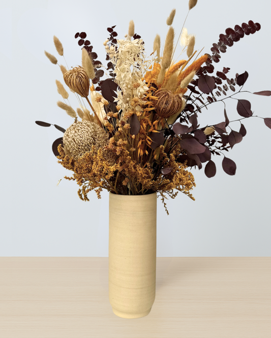 Ramo Flor Seca en tonos Naturales
